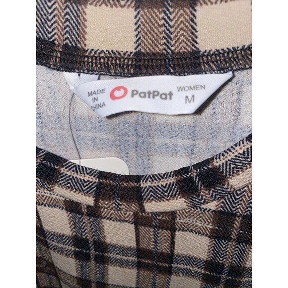 new womens shirt dress Plaid career school preppy clueless academia fairygoth M - Picture 4 of 10